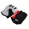 zmart Cycling Half Large Gloves, Red, Large, Fingerless, Cushion, Red,