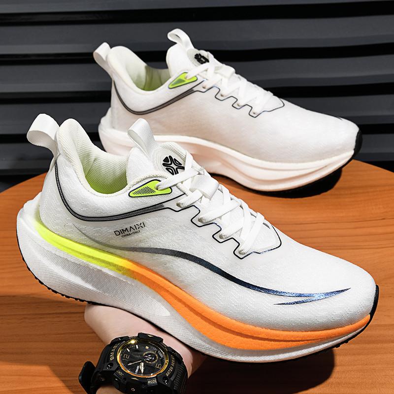 

Hot Selling Men Runn Shoes Professional Marathon Outdoor Practical Sneakers Anti Slip Wear-resistant Soft Cushioned Tennis Shoes 39 белый