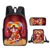 DER ERSTAUNLICHE DIGITALE ZIRKUS Rucksack-Set aus 3 Stück Großer Schulrucksack Reise-Tagesrucksack für Kinder Jugendliche Erwachsene