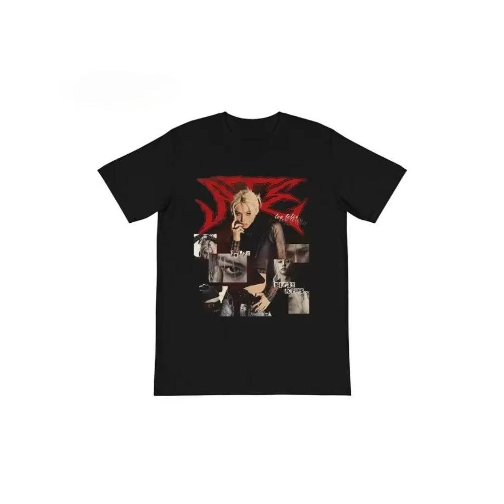 Felix Li Longfu Stray Kids Tričko s krátkým rukávem Bavlněné TEE Street Ins Korejská edice Volné pro muže a ženy Horké produkty Léto