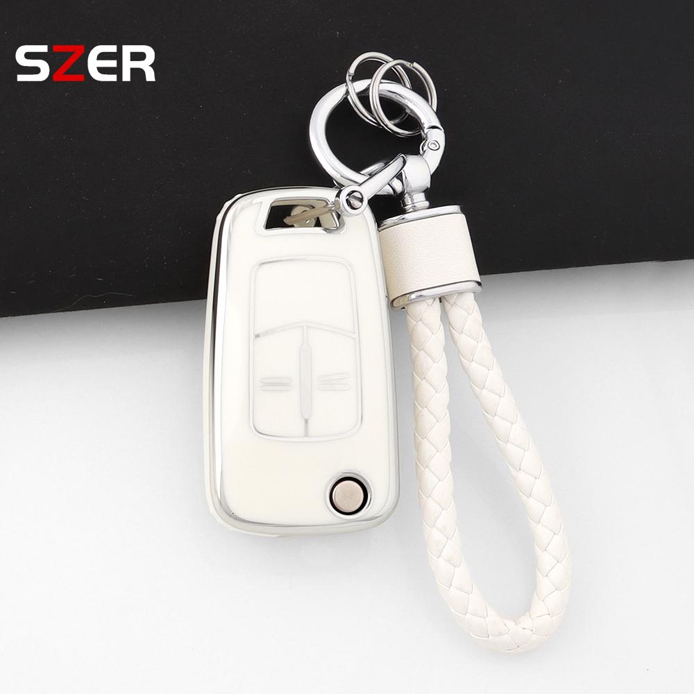 2 Buttons Tpu Car Key Case Cover Shell Fob Keychain For Vauxhall Opel Astra J Corsa D Vectra C Zafira L778 Insignia Accessories