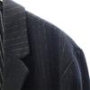 08sircus wool blend stripe tailored jacket 2/48 black Men's Used
