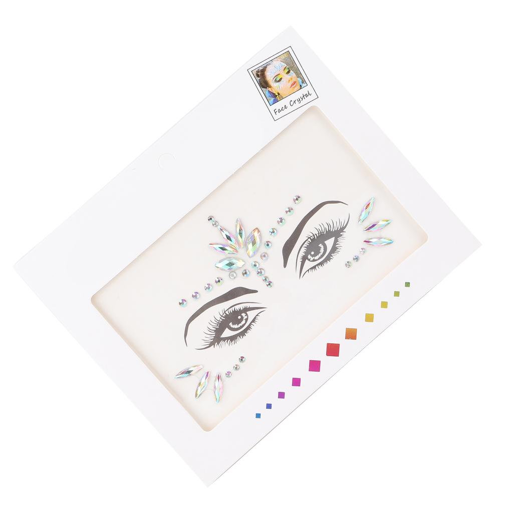 Sclipici Ochi Față Strass Autocolant Machiaj Festival Autocolante Temporare Față Decorațiuni