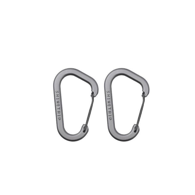 

2 шт. D-образный карабин, снаряжение для выживания на открытом воздухе, легкие зажимы для ремня сумки для пеших походов, кемпинга, альпинизма, аксессуары