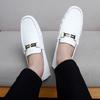 Women Comfort Flats Casual Slip on Men’s Moccasins Loafer Driving Shoes Unisex Plus Size White Shoes