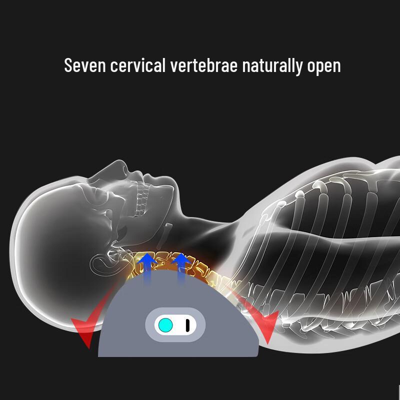 HEZHENG Wireless Vibration Memory Foam Neck Massage Pillow