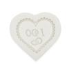 2pcs Silicone Wedding Chocolate Molds White Wedding Candy Molds Heart Fondant Molds  Cake Decorating