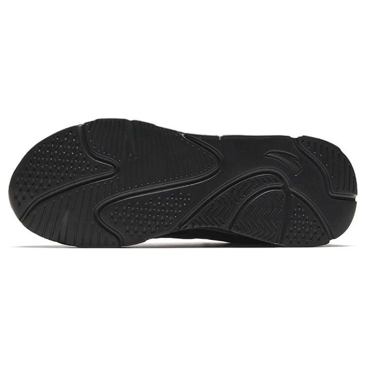 Anta Little Millennium Fleece Slip Resistant Durable Low Top Casual Shoes Women Casual Shoes Black 922348826-5