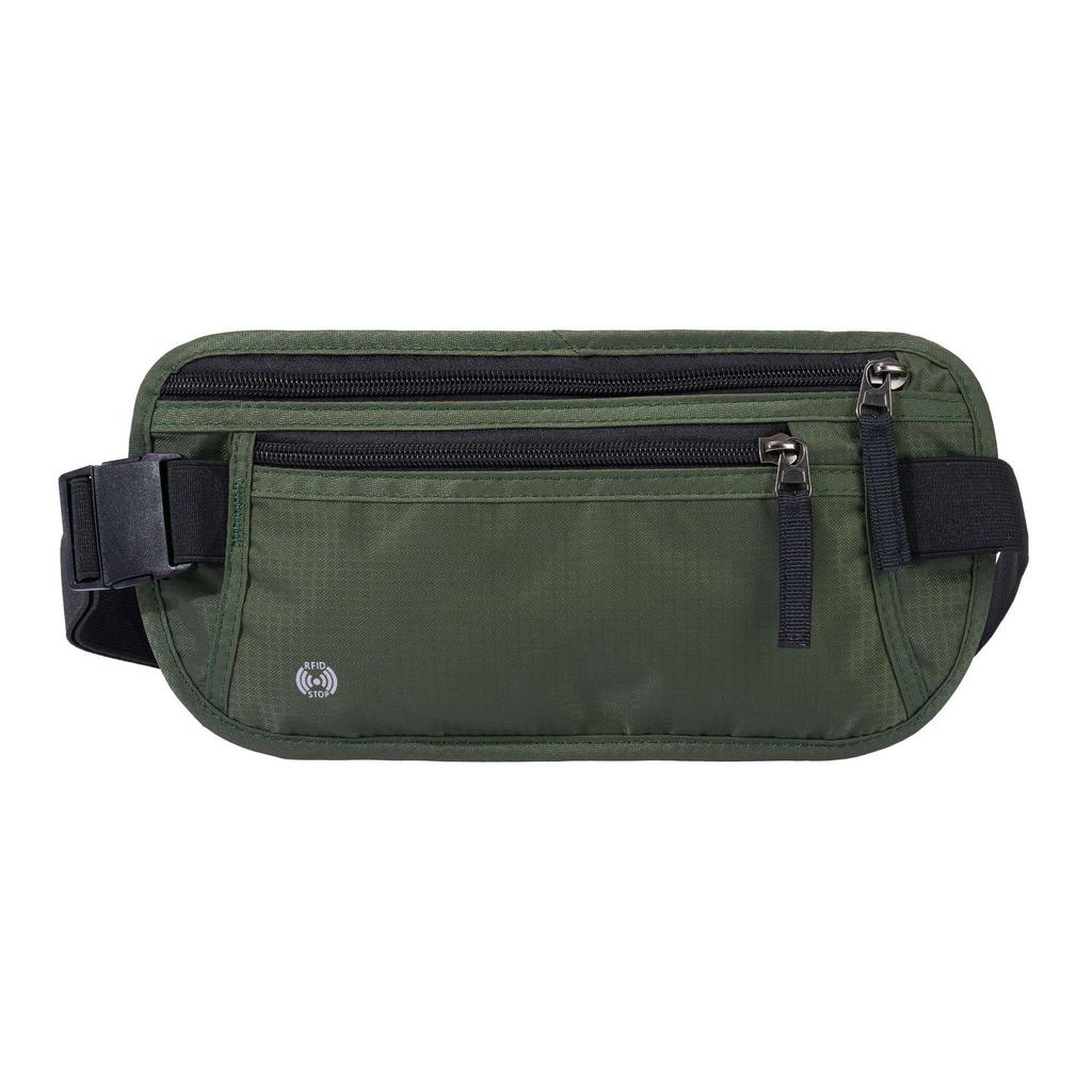 Waterproof Anti-Theft Passport Waist Bag with Phone Storage