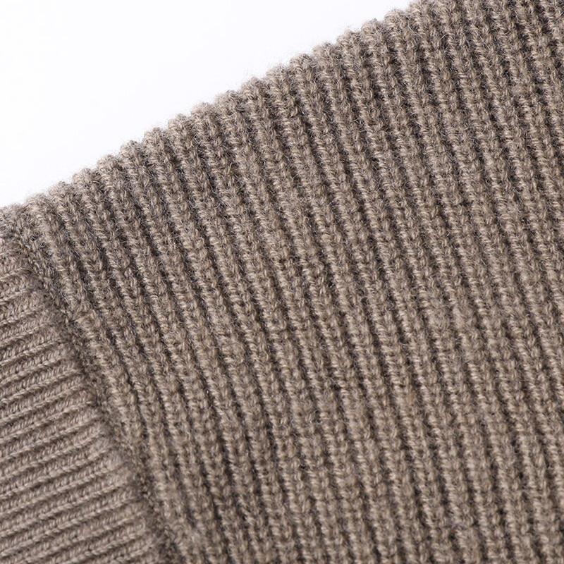 FORTEI Men's 100% Pure Wool Crew Neck Sleeveless Sweater Vest