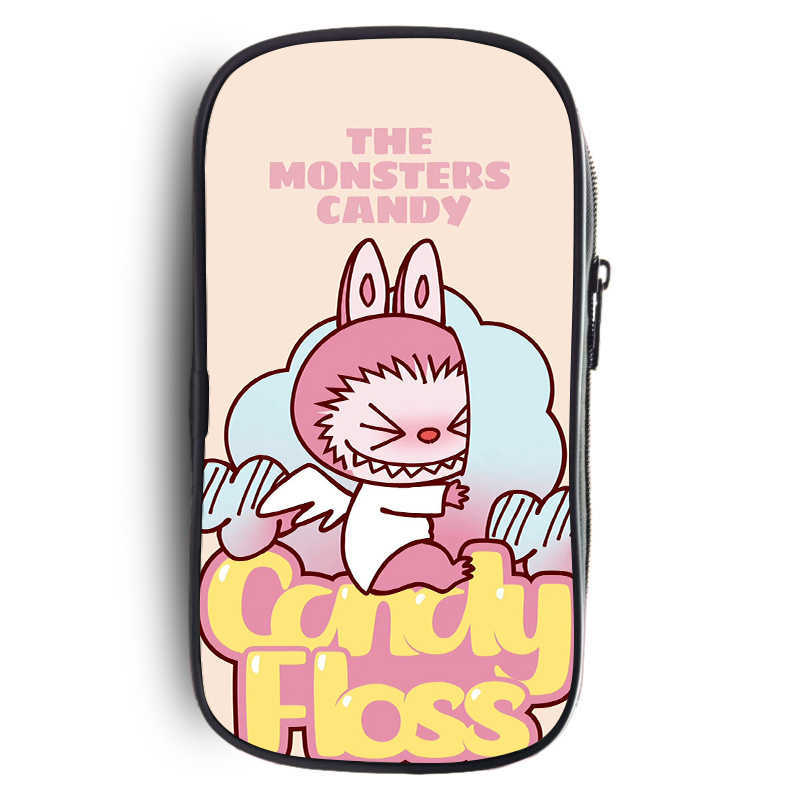 2025 Labubu Primary And Secondary School Students Cartoon Diy Printing Fashion Storage Pencil Bag