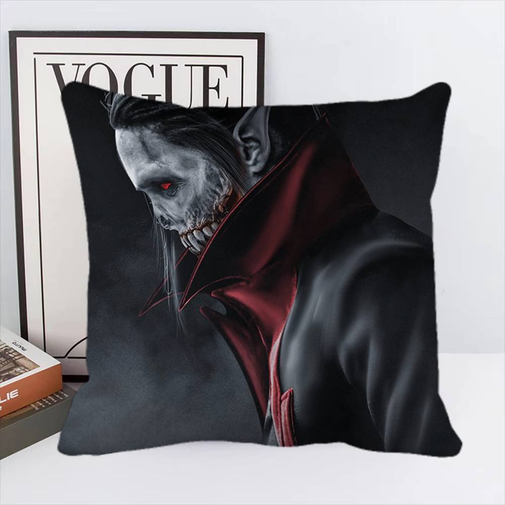 Morbius Movie Pillow Case Square Pillow Bedroom Sofa Leisure Comfort Cushion Home Decoration