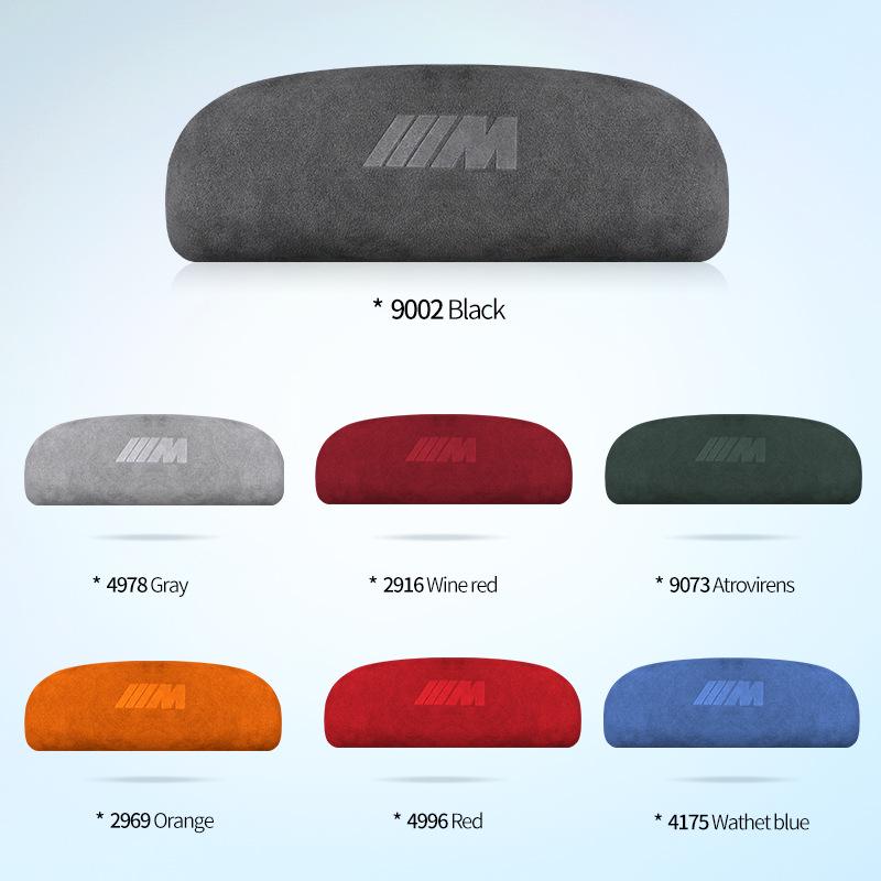 Alcantara Suede Glasses Case for BMW X1, X2, X3, X5, 1-7 Series