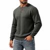 Men's Fall Winter Crewneck Long Sleeve Sweatshirt Casual Pullover Top
