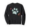 Dod Dad Color Paw Print Sweatshirt