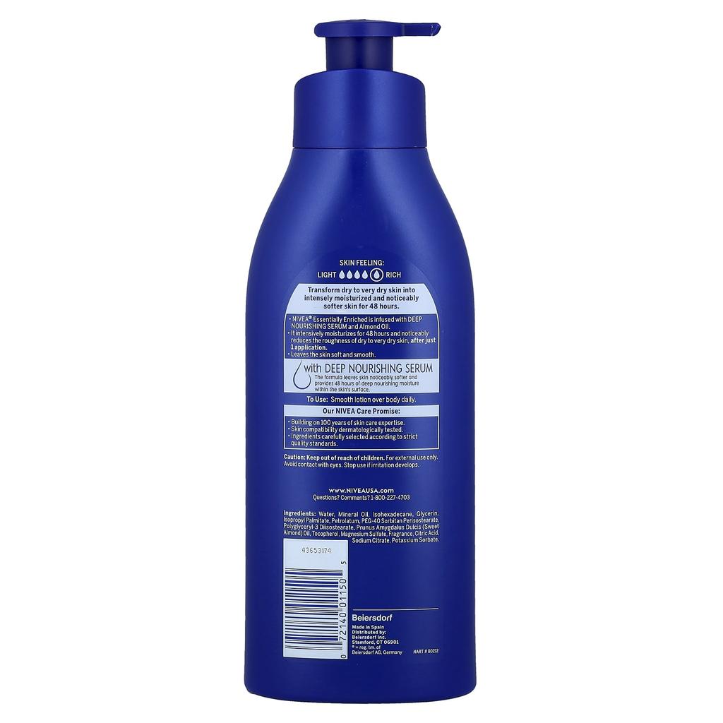 Bodylotion, Essentially Enriched, 500 ml(16,9 fl oz)
