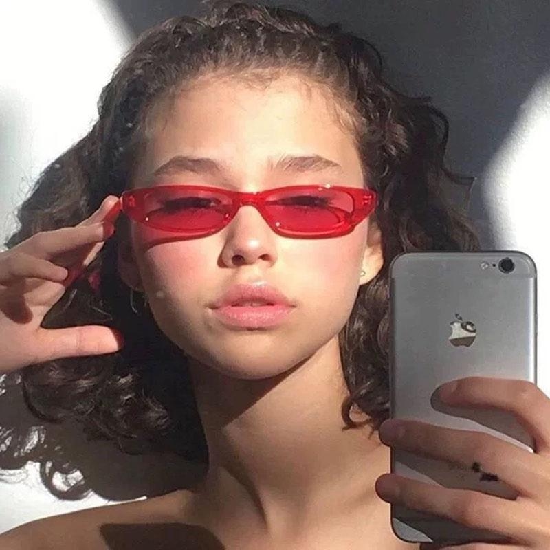 Classic Vintage Small Frame Sunglasses Women For Men Luxury Brand Design Sun Glasses Punk Popular Hip Hop Oval Shades Uv400