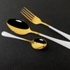 24Pcs Mirror Polished Blue Cutlery Set Stainless Steel Dinnerware Set Knife Fork Coffee Spoon Tableware Set Kitchen Dinner Silverware Set