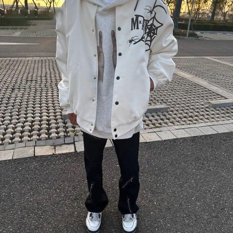 

Бейсбольная форма для мужчин и женщин, весна и осень, новые свободные куртки для пар от National Fashion Spider 5XL