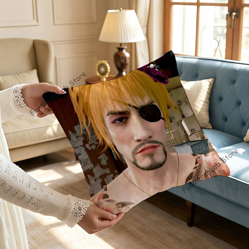 31Style Goro MMajima Pillowcase Pillowslip Cushion Plush Boys Girls Cartoon Anime Kawaii Decoration Kids Birthday Cute Gifts