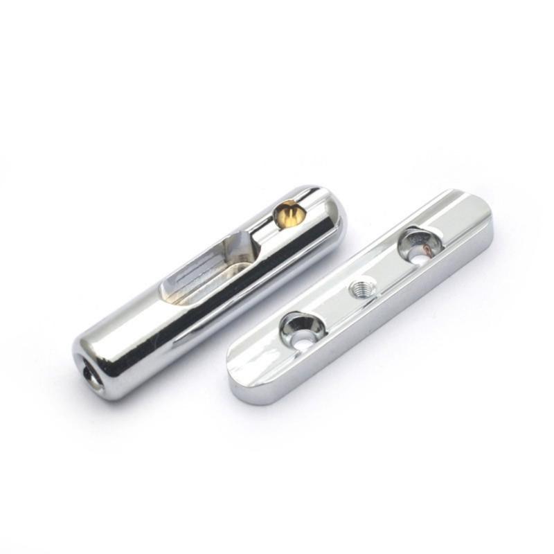 Individual Guitar Tube Bridge 8.5x41.5mm String Bridge Bottom Trough String Split Type Guitar Bridge Black/Golden/Silver