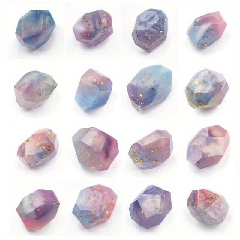 DIY Mold Crystal UV Epoxy Mold Ice Cube Mould Irregular Jewelry Pendant Diamond Silicone Molds