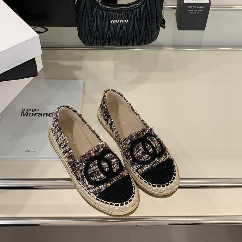 

Xiaoxiangfeng fisherman shoes women s spring and summer 2025 new straw one-pedal lazy shoes loafers casual single shoes women 40 чёрный