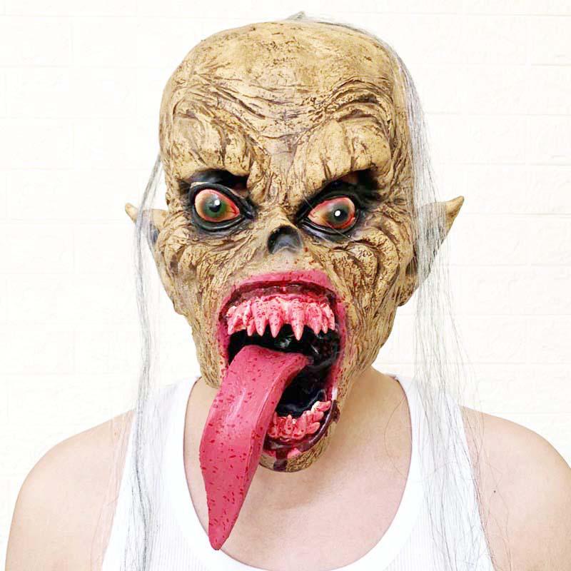 2024 Bestseller Halloween Hexe Baby Teufel Latex Maske