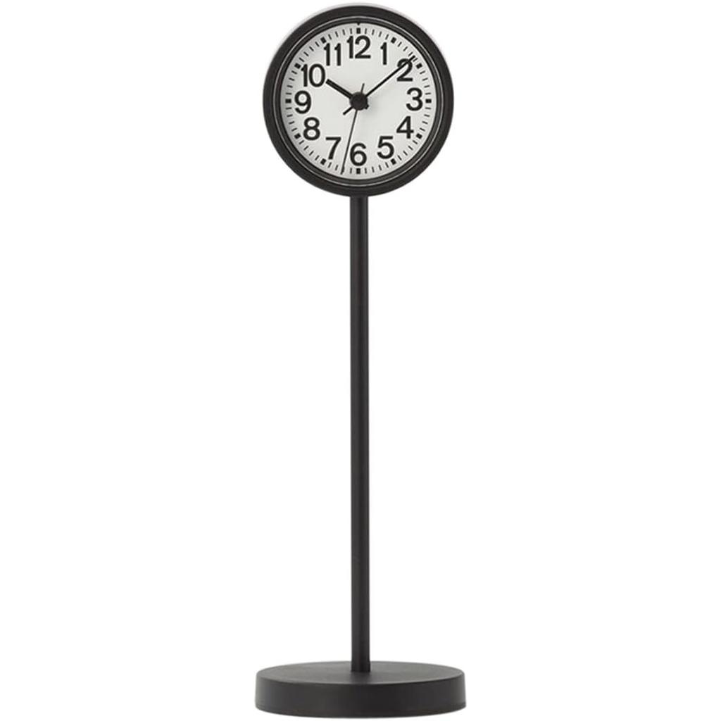 MUJI שעון פארק מיני שחור - 55 x 55 x 182 מ"מ שעון שולחני עומד, יפן