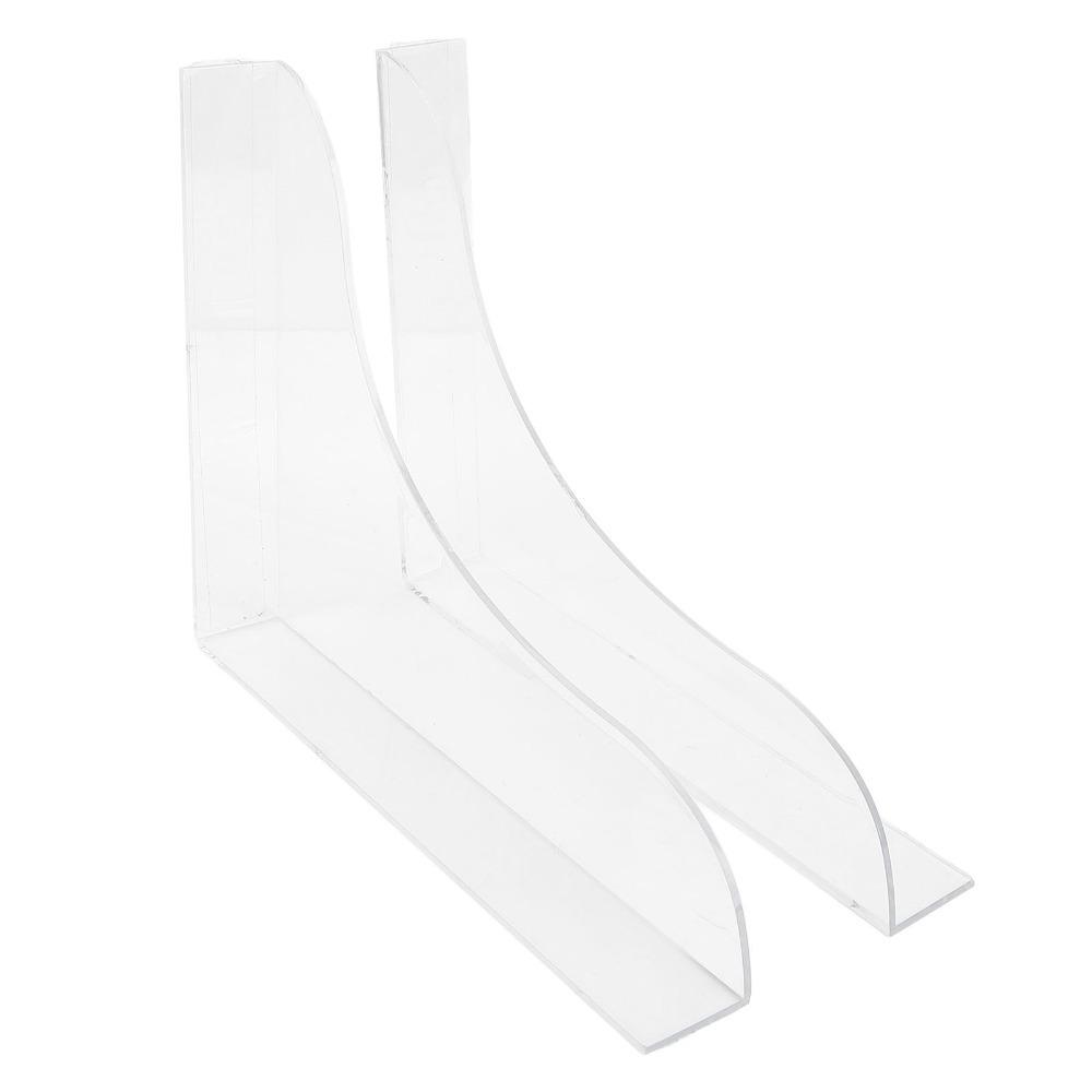 2pcs Clear Transparent Bathtub Corner Guard Acrylic Bathtub Water Blocker  For Kitchen Sink