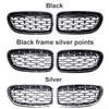 Car Front Bumper Sport Racing Grill Grilles For BMW 5 Series F10 F11 F18 520I 523I 528I  520D 530D 10-16 Diamond Kidney Grille