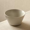 Retro Style Vertical Pattern Hat Bowl Matte Texture Ceramic Bowl Rice Bowl Nordic Style Household Tableware Small Soup Bowl Noodle Bowl