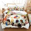 Final Fantasy Series Iconic Heroes Magic Fantasy World HD Print Bedding Set Duvet Cover 2 Pillowcases Polyester Game Room Decor