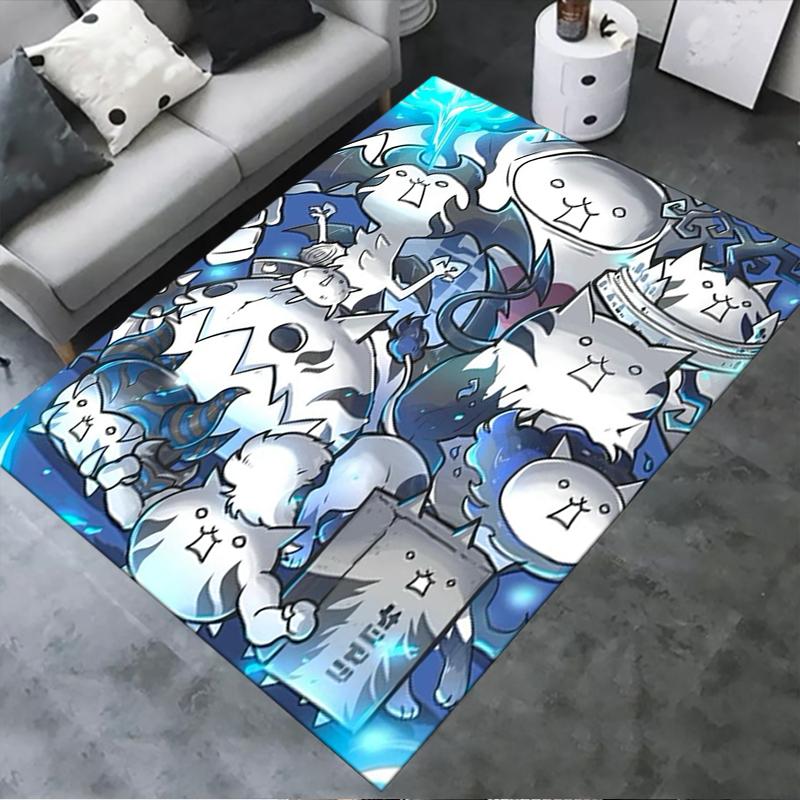 

2025 New THE BATTLE CATS Carpet Rug for Living Room Bedroom Home Sofa Decoration,Kids play Non-slip Floor Mat206 40x60cm( 15x23in )