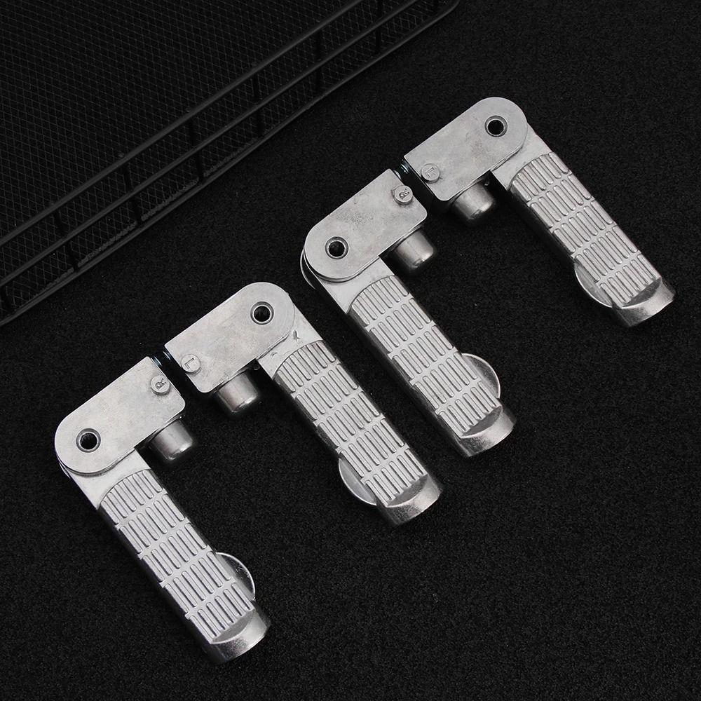 Aluminum Zinc Zinc Alloy Electric Bicycle Pedals Non Slip E Bike Foot Rests  Replacement Parts