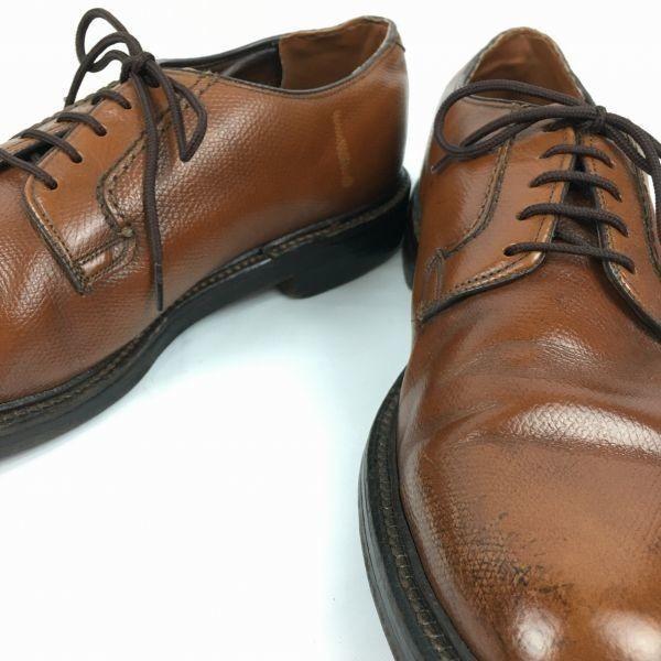 Pre-70s U.S.A. Vintage Bostonian? Plain Toe Shoes Brown size 10C 26.5-27.5 Men's(USED)