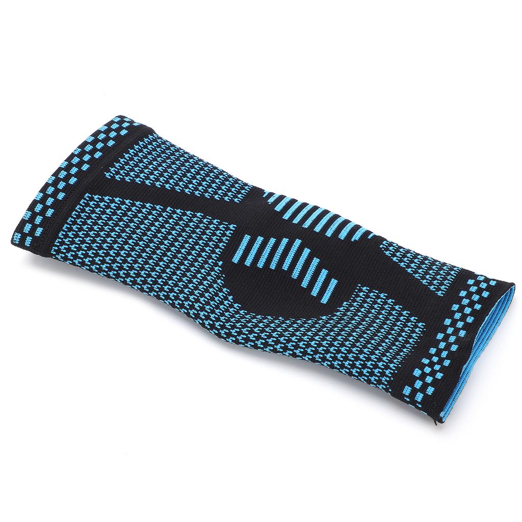 Ankle Brace Nylon Stretch Knit Lightweight Breathable Blue Ankle Bandage Wrap for Men Women Sports Foot