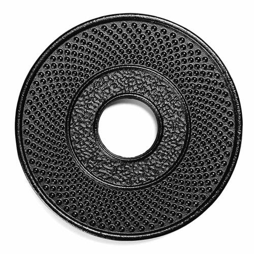 HwaGui Ironware Trivet, Kettle Holder, Cast Iron Pot Holder, Teapot Holder, Bottle Holder, Cookware, Ironware (Round)