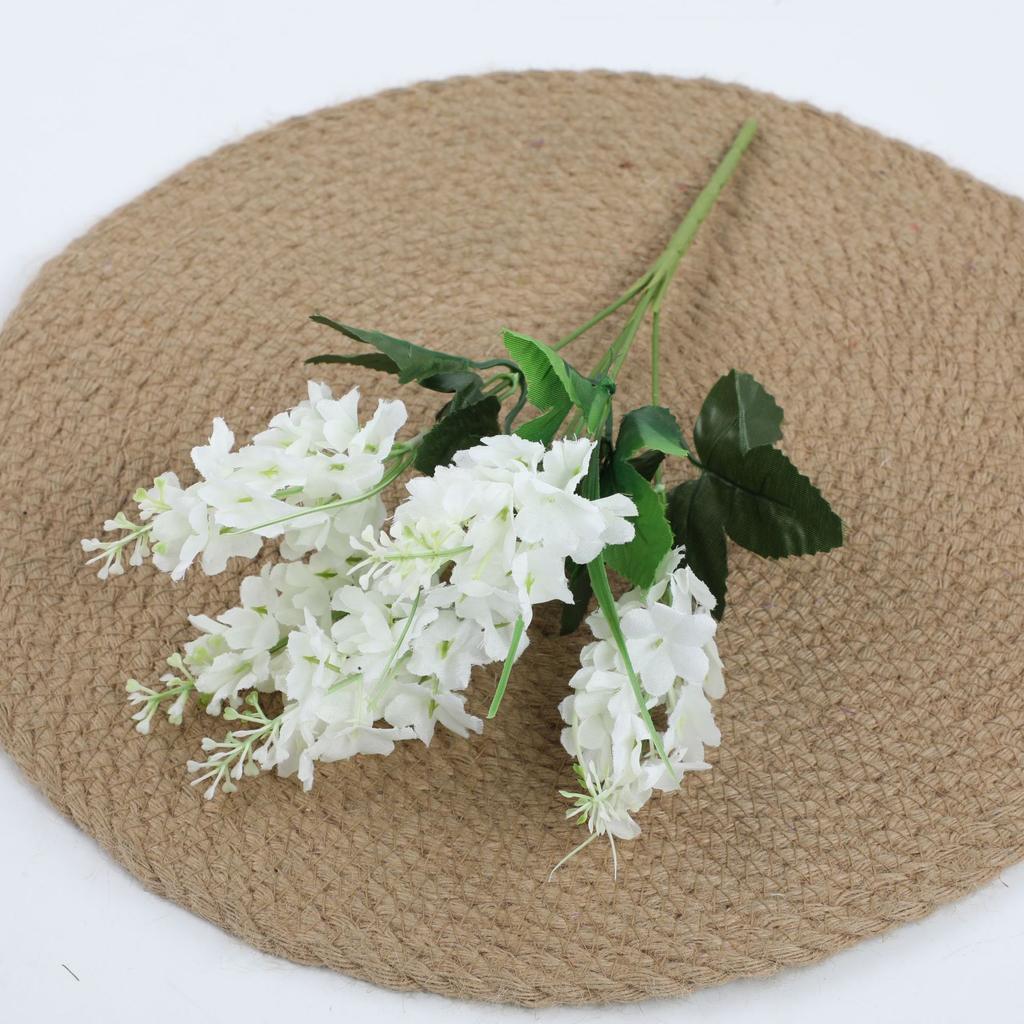35cm Artificial Flower Hyacinth Wheat Ear Bouquet Faux Flowers for Birthday Party Wedding Centerpiece Floral Flowers Home Decor