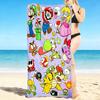 1Pc Super Mario Adventure Beach Towel, Quick Dry, Multi-Use for Beach Pool Gym Yoga Home Travel, Christmas, Halloween, Xmas Gift M928215