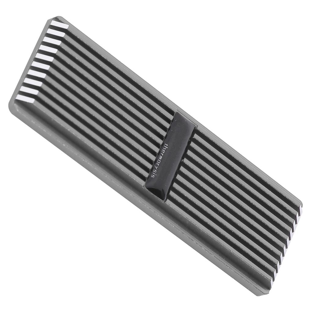 Solid State Hard Drive Heat Sink Thermal Pad SSD All Aluminum Cooling Parts 2280 M2Gray