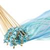 24 Pack with Bells Fairy Wands Lace Ribbon Pentagram Fairy Wand Cute Ribbon Wands  Wedding