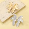 European and American Cold Wind Alloy Design Earrings Women's Retro Leaf Earrings Cross-border Jewelry Fashion Earrings Women