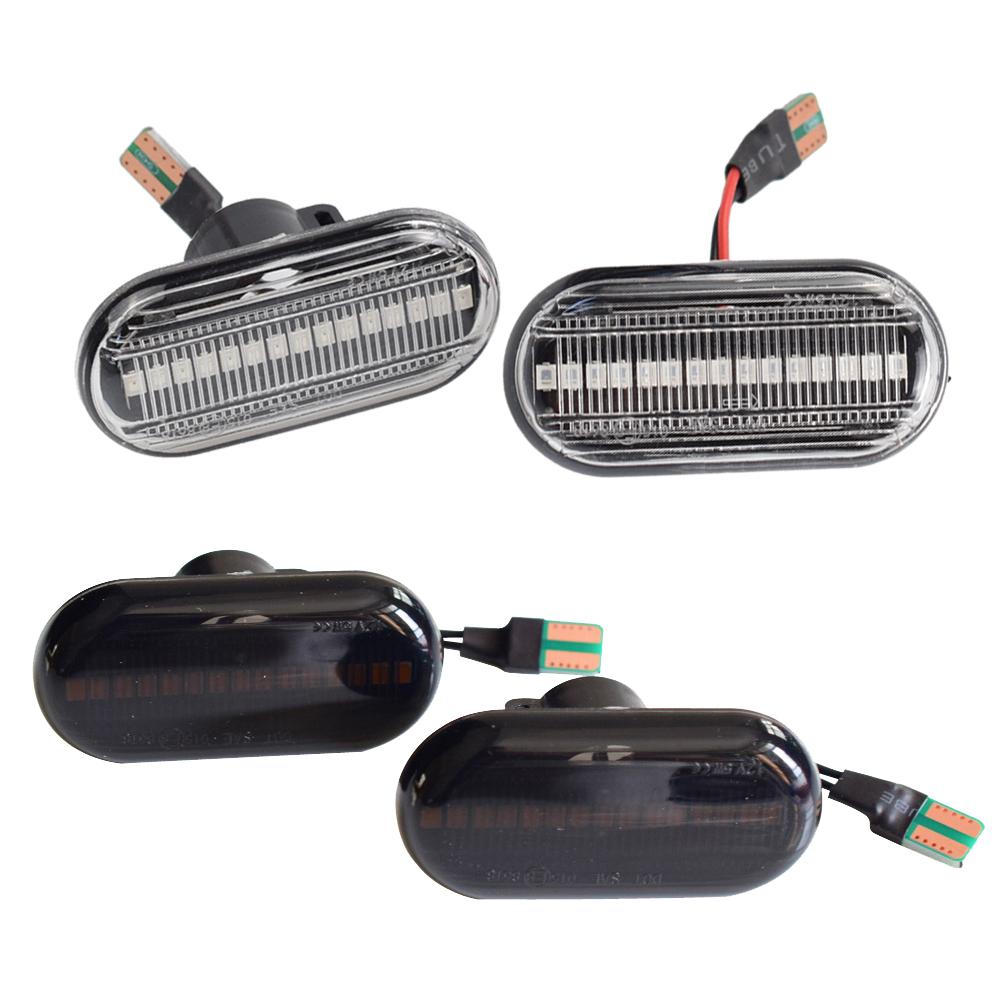 Sequential Turn Signal Side Marker Indicator Blinker LED Dynamic Light For Renault Clio1 2 Espace Kangoo Laguna Master