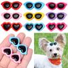 Pet Small Dog Cat Hair Clips Heart Sunglasses Shape Hairpins Lovely Puppy Bows Barrette Pet Supplies Grooming Hair Accessories