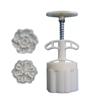 3D Flower Pattern Moon Cake Molds MidAutumn Festival Moon Cake Maker Cookie Stamp Hand Pressure Moon Cake Baking Tool
