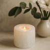 Selenite Candle Holder, Cylinder 8 Cm