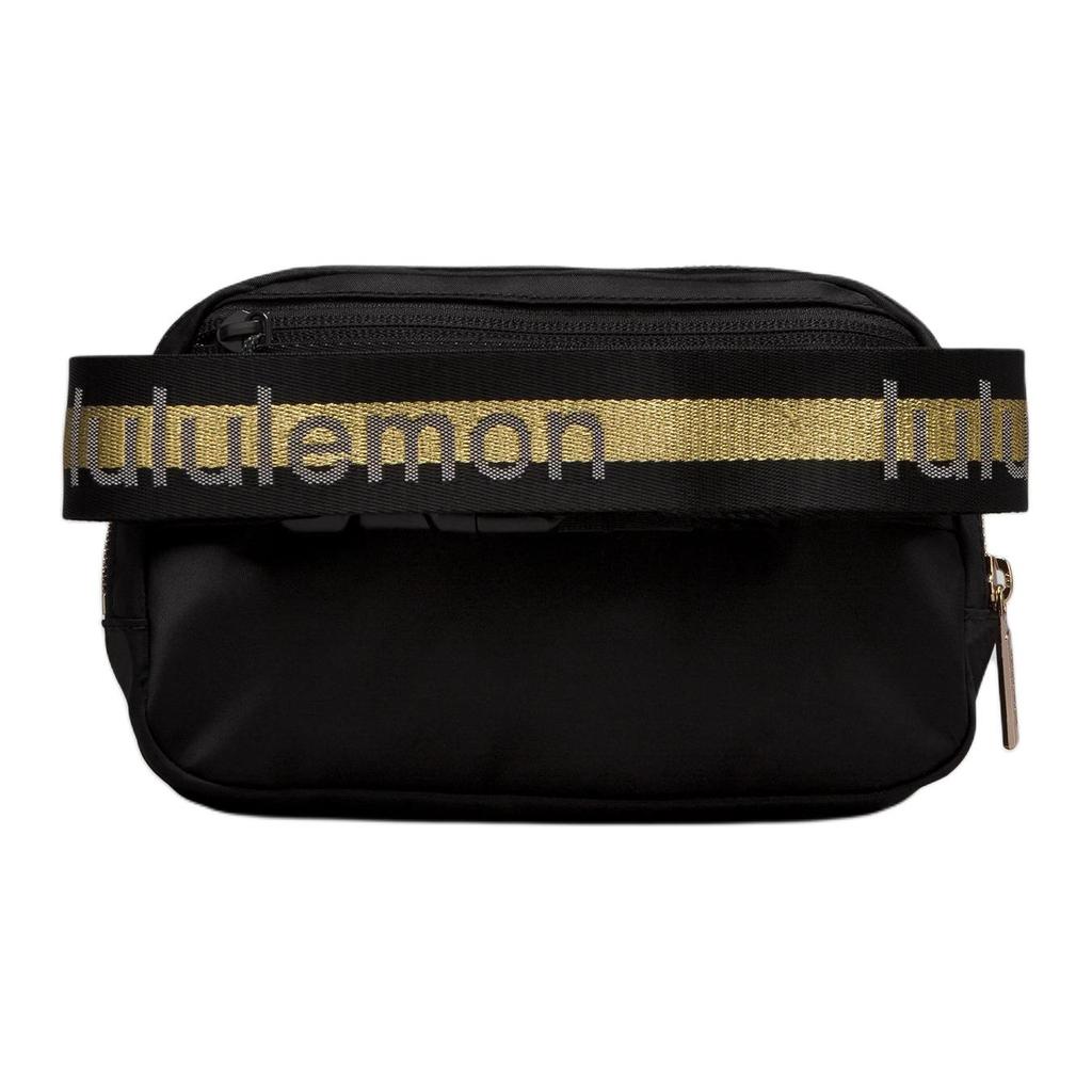 Lululemon Everywhere 1L Casual Versatile Nylon Waist Bag Unisex Waist Bag Black LU9BHGS-279219