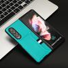 Dustproof Slim Leather Phone Case For Samsung Galaxy Z Fold 4 5g Fold3 Fold4 Fold 3 2 Fold2 Non -Slip Protective Funda Cover