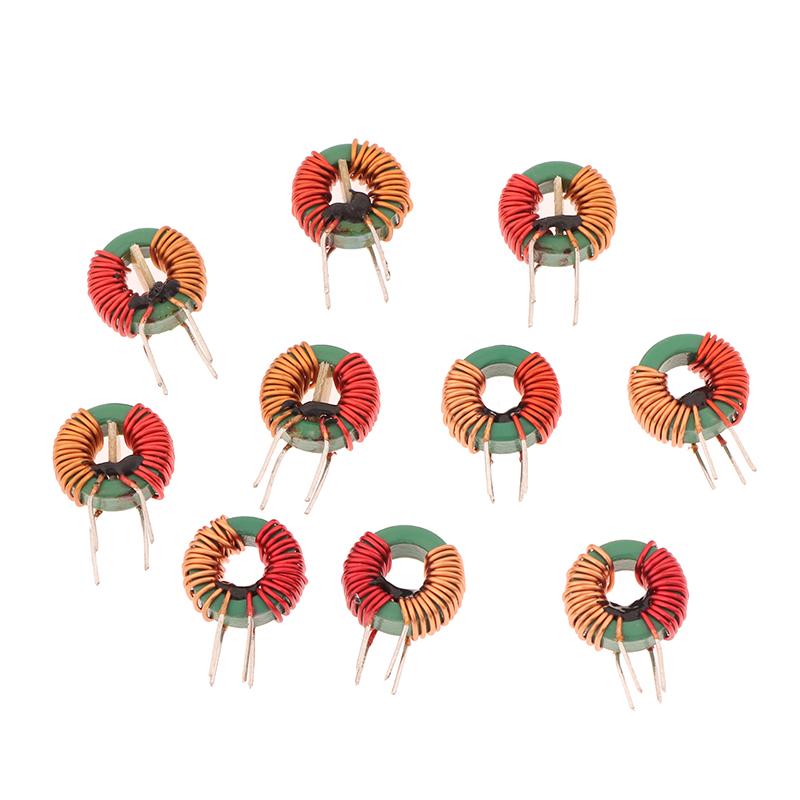 Set of 5, 14*9*5mm Inductor Coils with 5A Capacity, 0.7Wire Diameter for Efficient Power Filtering and Magnetic Ring Inductance